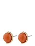 Sense Earrings Gold-Plated/Agate Gold Pilgrim