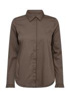 Mmmattie Flip Shirt Brown MOS MOSH