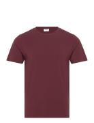 Stretch Cotton Tee Burgundy Filippa K