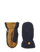 Grethe Pile Gloves Navy Liewood