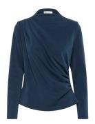 Hellemw Blouse Navy My Essential Wardrobe