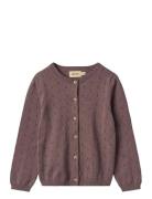 Knit Cardigan Maia Purple Wheat