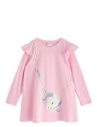 Top Long Unicorn Bag Detail Pink Lindex