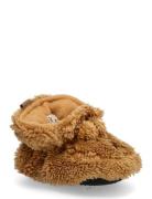 Bear Fluffy Slippers Brown Melton