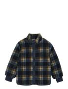 Teddy Jacket Aop W. Lining Navy Minymo