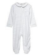 Striped Bodysuit Pyjamas White Mango