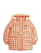Ritzratz Patch Gingham Aop Heavy Puffer Orange Mini Rodini