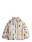 Clover Emb Stripe Citypuffer Patterned Mini Rodini