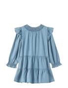 Hurlum Ls Dress Blue Fliink