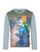 Lwtaffy 608 - T-Shirt L/S Blue LEGO Kidswear