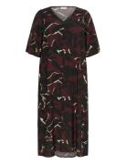 Kcmilana Dress Brown Kaffe Curve