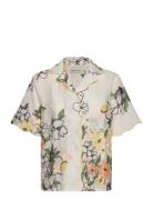 2133 Tencel, Scalloped Short Sleeve White STINE GOYA