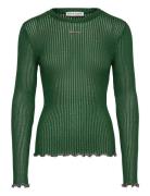 2355 Lux Seamless, Long Sleeve Crew Green STINE GOYA
