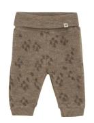Pants Wool Fleece Brown Huttelihut