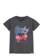 T-Shirt Cherry Black Indian Blue Jeans
