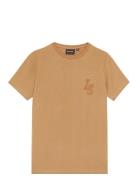 L&S Monogram T-Shirt Orange Lyle & Scott
