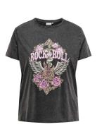 Carlucy Life Reg S/S Top Jrs Noos Grey ONLY Carmakoma