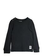 Modal Rib Ls Tee Black Mini Rodini