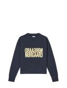 Original Sweat Tilvina Sweatshirt Navy Mads Nørgaard