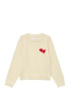Vmbam Ls O-Neck Pullover Boo Ent Girl Cream Vero Moda Girl