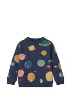 Thora Printed Sweatshirt Navy Liewood
