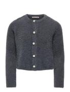 Kogpiumo Petra Pearl O-Neck Car Knt Noos Grey Kids Only