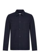 Superflex Brushed Melange Overshirt Navy Lindbergh