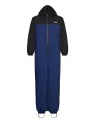 Hmljr Block Snowsuit Wp Blue Hummel
