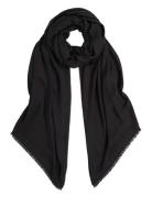 Th Monogram Scarf Black Tommy Hilfiger