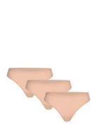Softstretch Thong 3 Packs Beige CHANTELLE