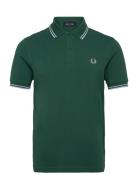 Twin Tipped Fp Shirt Green Fred Perry