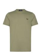 Ringer T-Shirt Khaki Fred Perry