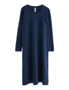 Ls Nightdress Aop Jersey Navy Lindex