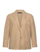 Bullion Jacquard Blazer Beige Lauren Women