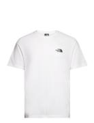 M Ss Simple Dome Tee White The North Face