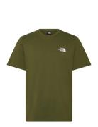 M Ss Simple Dome Tee Green The North Face