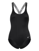 Nike Logo Tape Crossback Piece Black NIKE SWIM
