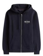 Hilfiger Stacked Hooded Zip Th Navy Tommy Hilfiger
