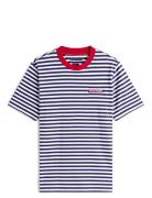 Americana Graphic Striped Tee Navy Tommy Hilfiger