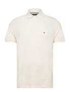 Mb Contrast Collar Cuff Reg Polo Cream Tommy Hilfiger