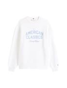 Varsity Mdrn Terry Swtshrt White Tommy Hilfiger