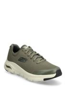 Mens Arch Fit Khaki Skechers