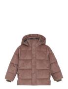 Jacket Puffer, Corduroy Pink En Fant