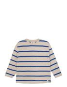 T-Shirt Ls Stripe Over Beige En Fant