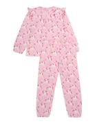 Pyjamas Ls Set Aop Pink Minymo