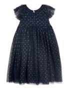 Dress Mesh Black Creamie