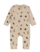 Suit Ls Aop Cream Minymo