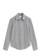 Slim Striped Poplin Shirt Blue GANT