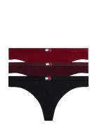 3 Pack Thong Black Tommy Hilfiger