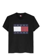 Tjm Reg Big Flag Ss Tee Ext Black Tommy Jeans